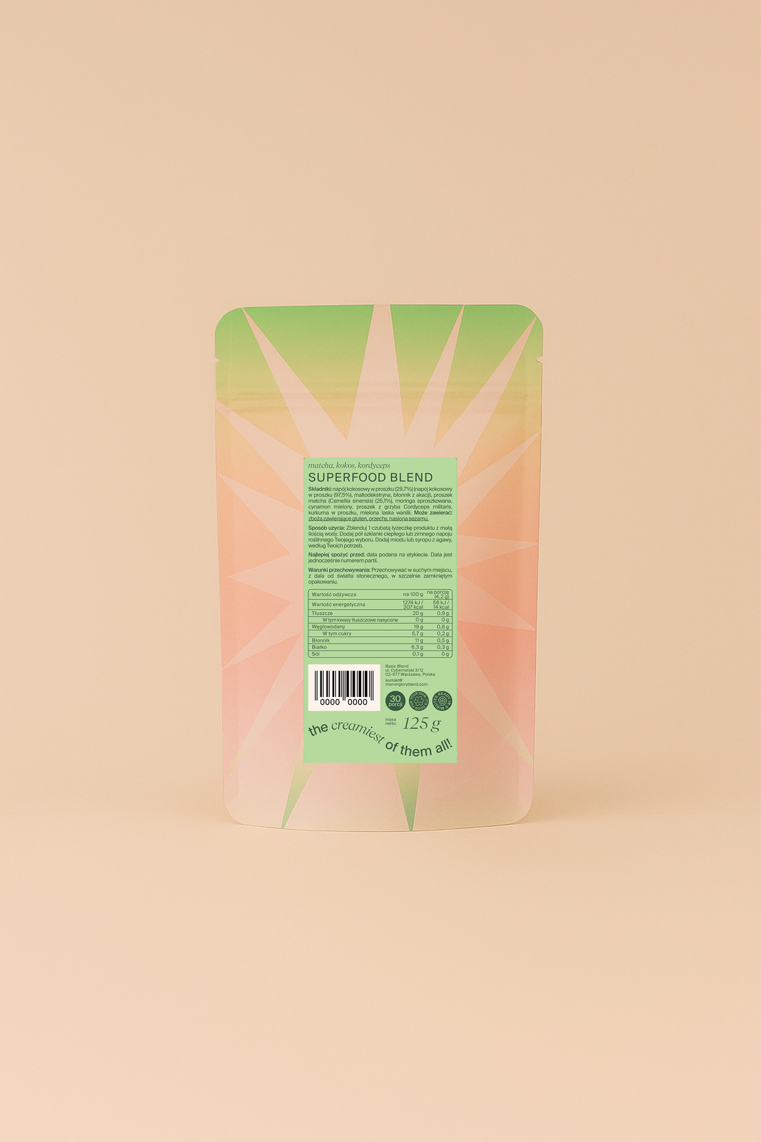 SUPERFOOD BLEND Matcha + Cordyceps